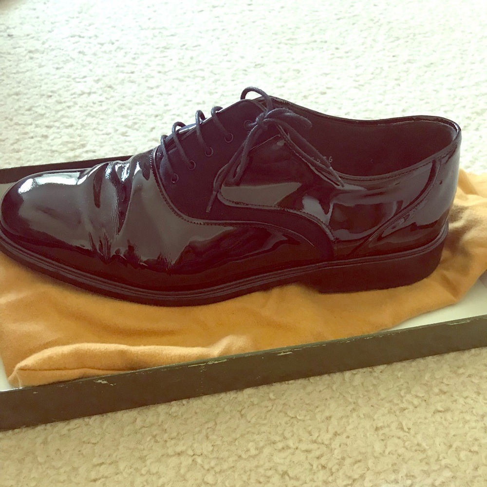 Mezlan tuxedo shoes.